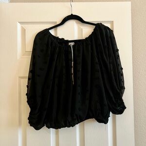 NWT polka dot blouse!…